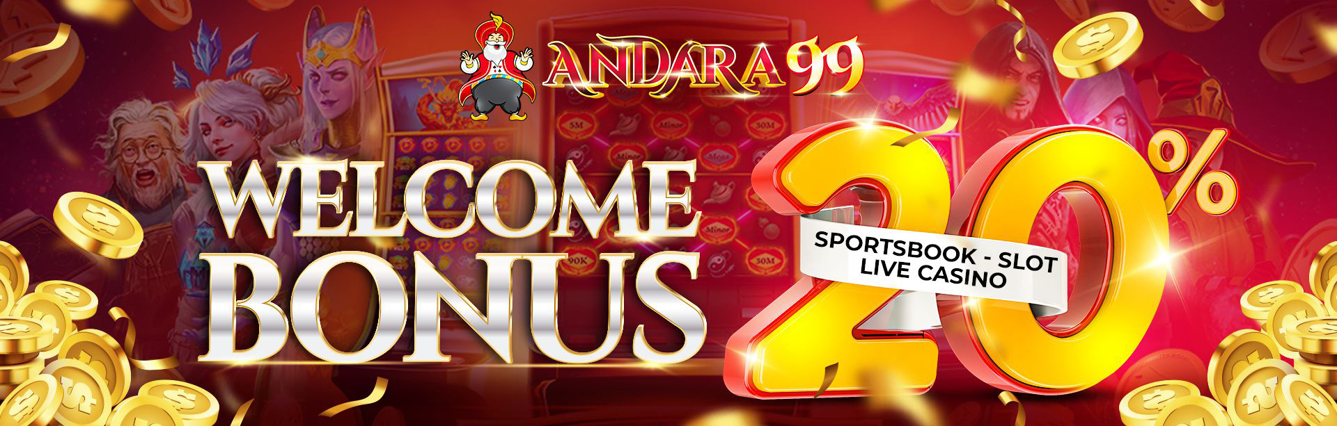 Welcome Bonus 20%